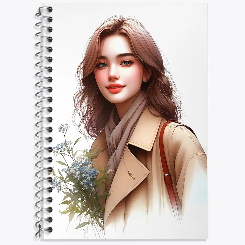 دفتر لغت 50 برگ خندالو طرح دخترانه کد F6173