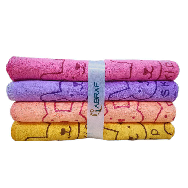 دستمال آشپزخانه ابراف مدل نانو کد ABSKIP406 بسته 6 عددی