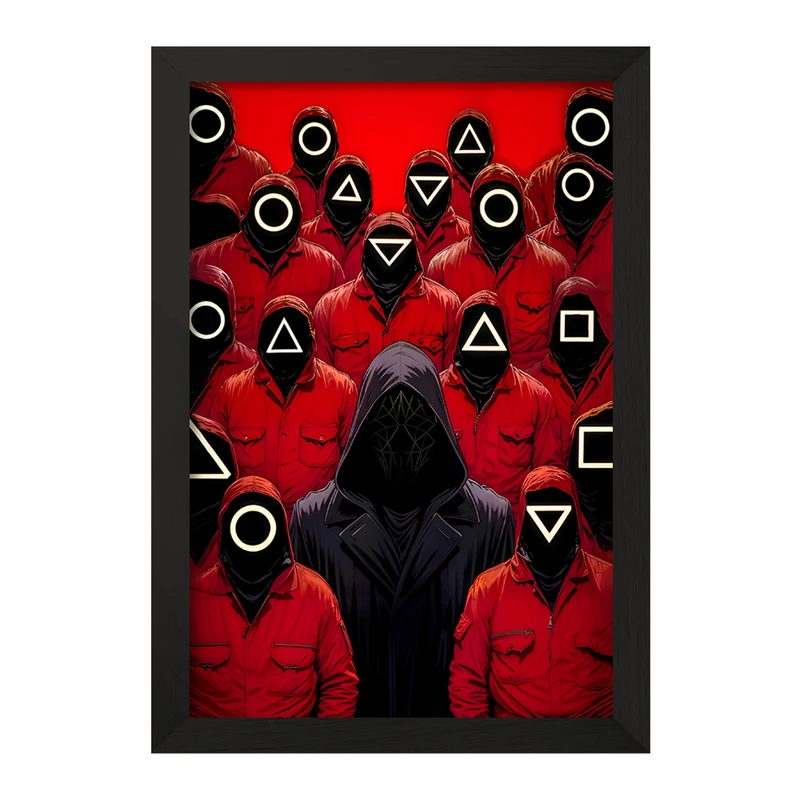 تابلو خندالو مدل بازی مرکب (Squid Game) کد F11871