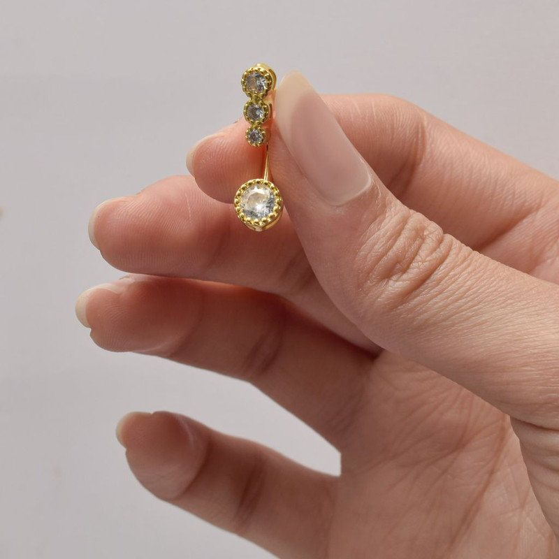 پیرسینگ ناف زنانه پایتخت مدل PS244_A2