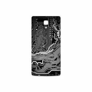 MAHOOT Black Printed Circuit Board Cover Sticker for Xiaomi Mi 4