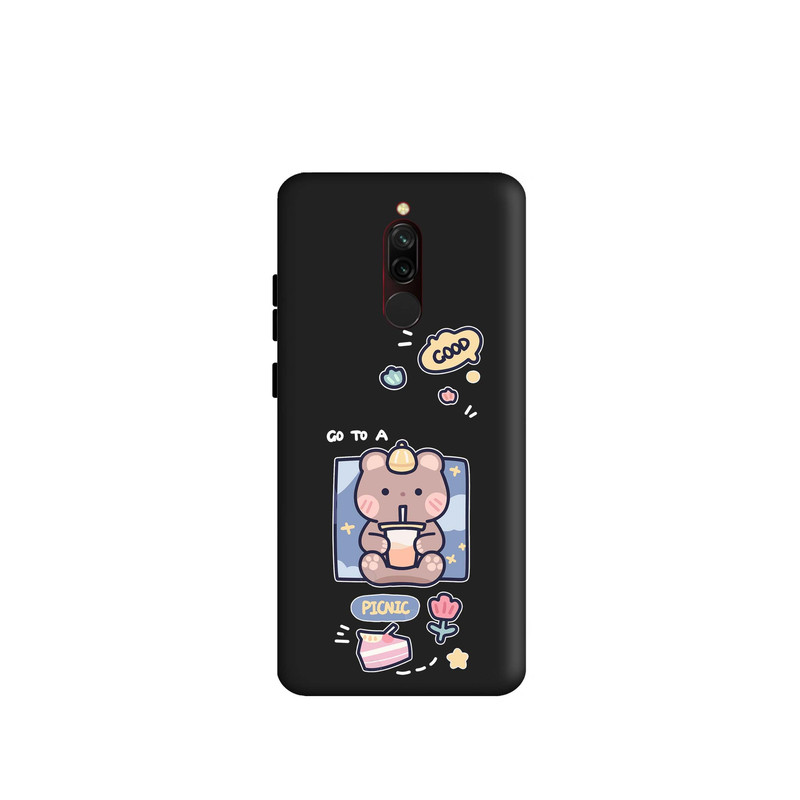 کاور طرح خرس شکمو کد m2650 مناسب برای گوشی موبایل شیائومی Redmi 8