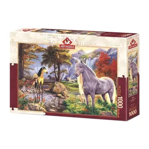 پازل 1000 تکه آرت پازل مدل The Hidden Horses كد 5215