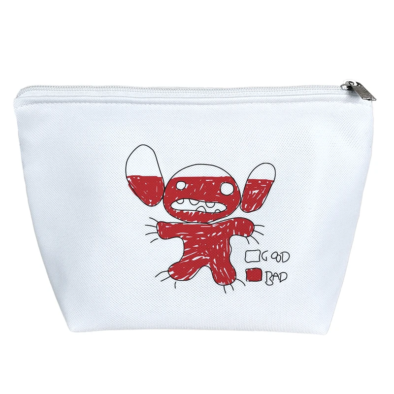 کیف لوازم آرایش دخترانه خندالو مدل نقاشی عروسک کد 5583