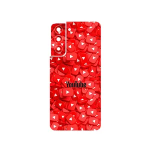 MAHOOT Youtube Cover Sticker for Samsung Galaxy S21 FE 5G