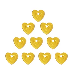 آویز پابند مدل قلب کد AP 03 مجموعه 10 عددی