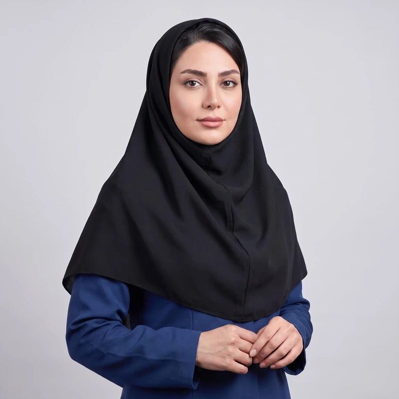 مقنعه نگین مدل B-110