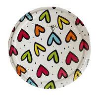 درب بانکه مدل قلب رنگی رنگی کد 12 بسته 6 عددی