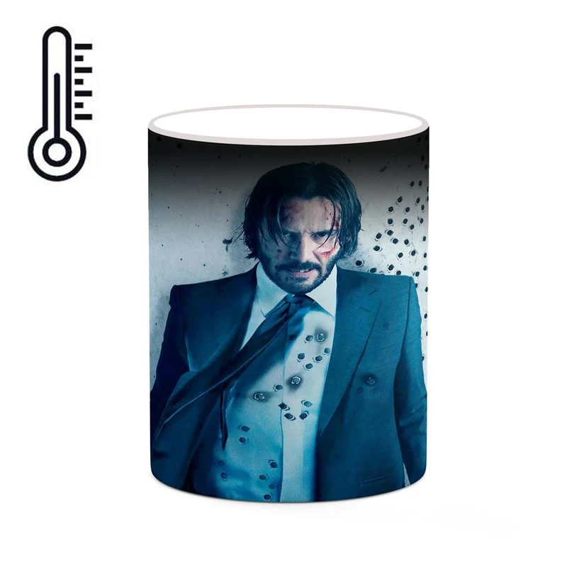ماگ حرارتی کاکتی طرح جان ویک john wick 4 مدل mgh26464
