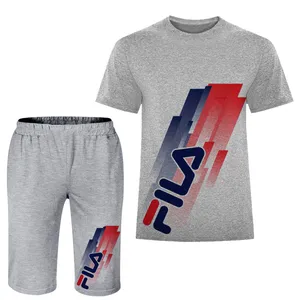 ست تی شرت آستین کوتاه و شلوارک مردانه مدل A142