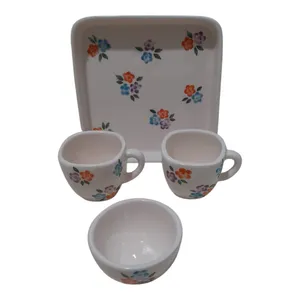 سرویس چای خوری ۴ پارچه مدل بهار کد ۰۰۰۱