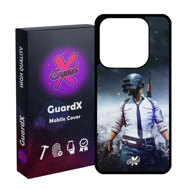 کاور گارد ایکس طرح Pubg مدل 10039 مناسب برای گوشی موبایل شیائومی Redmi Note 14 4G