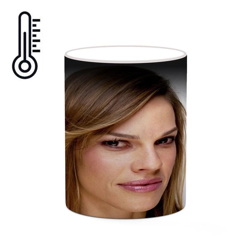 ماگ حرارتی کاکتی طرح Hilary Swank مدل mgh26086
