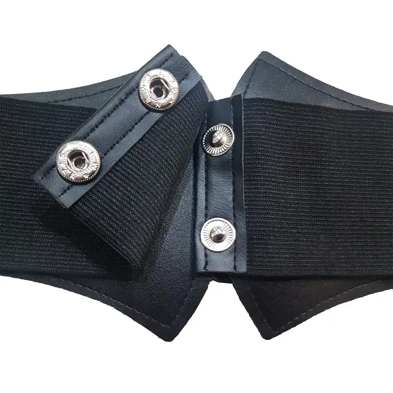 کمربند زنانه مدل پهن سه سگکه