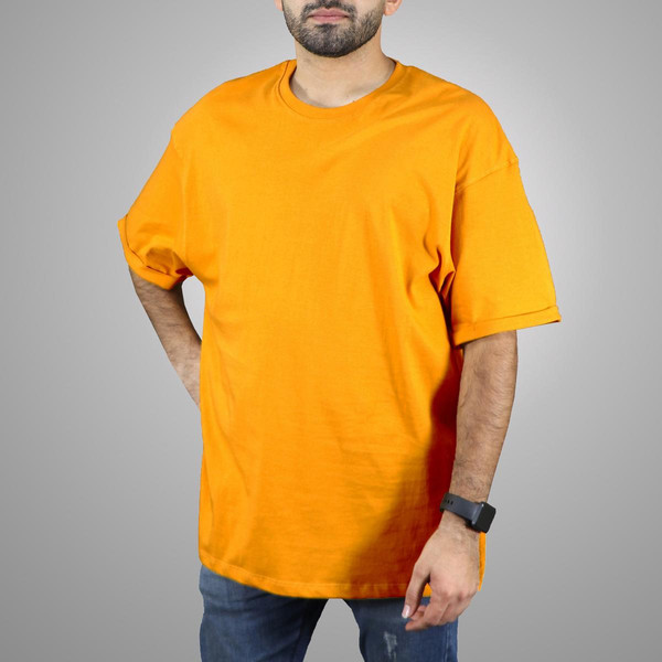 تی شرت اورسایز آستین کوتاه مردانه مالدینی مدل T-260