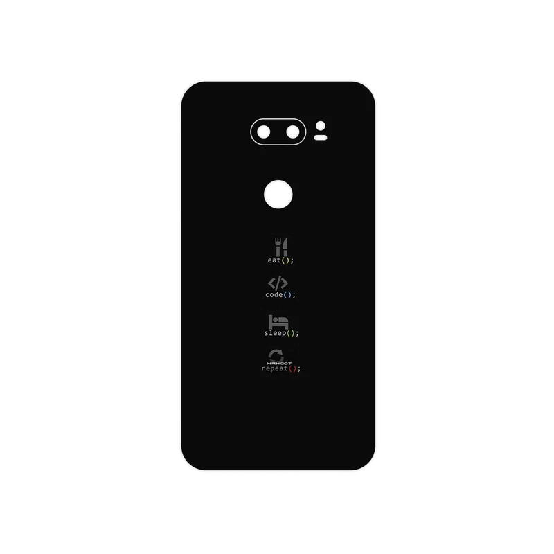 برچسب پوششی ماهوت مدل Programming 2 مناسب برای گوشی موبایل ال جی V30