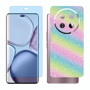 Glass Together model matte anti bluescreen protector suitable for Honor X9c mobile phone with back cover sticker