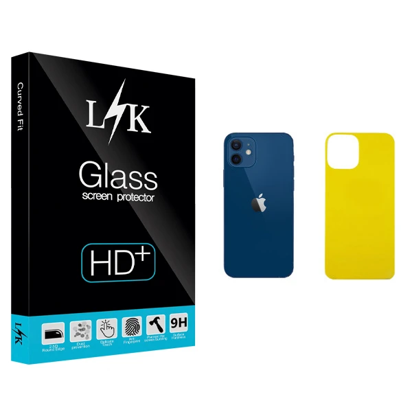 محافظ پشت گوشی ال کی مدل Hard glass مناسب برای گوشی موبایل اپل iPhone 12
