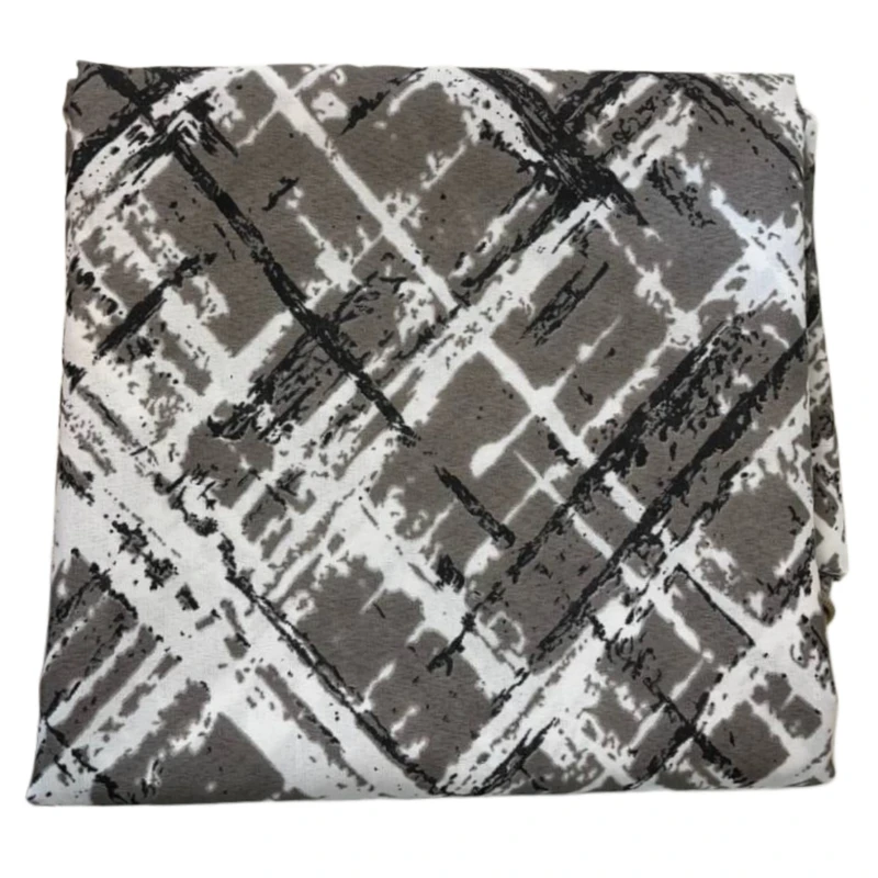 ملحفه تشک مهمان مدل خط خطی زیپدار سایز 195×100 سانتی متر