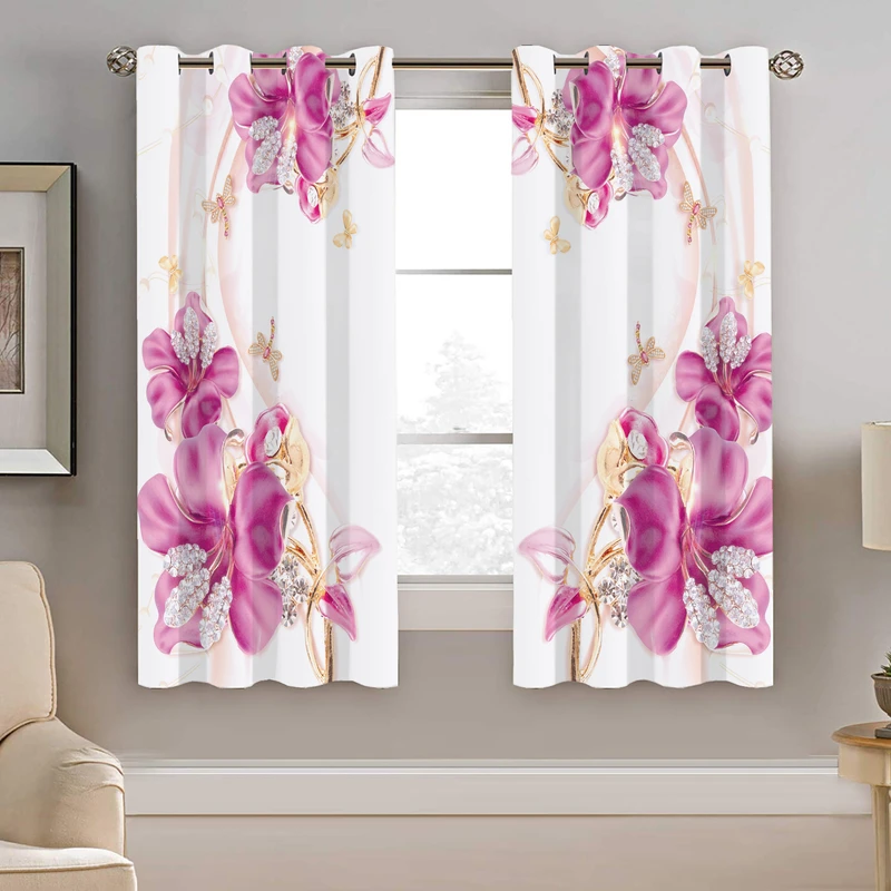 پرده نیروانا طرح گل  مدل هازان کد 4253     سایز 140×200 سانتی متر