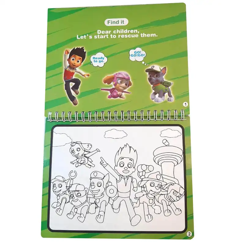 دفتر رنگ آمیزی مدل سگ های نگهبان کد 028