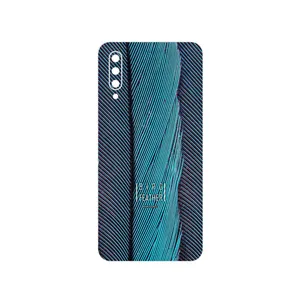 MAHOOT Turquoise feathers Cover Sticker for Samsung Galaxy A30s
