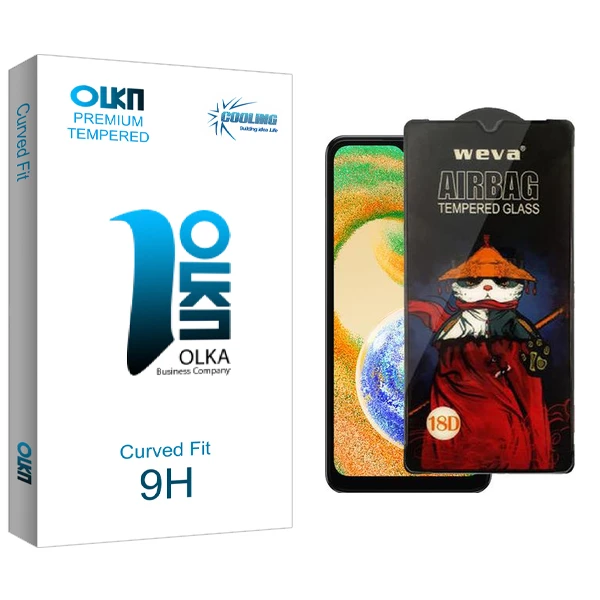 محافظ صفحه نمایش کولینگ مدل Olka Airbag مناسب برای گوشی موبایل سامسونگ Galaxy A04s
