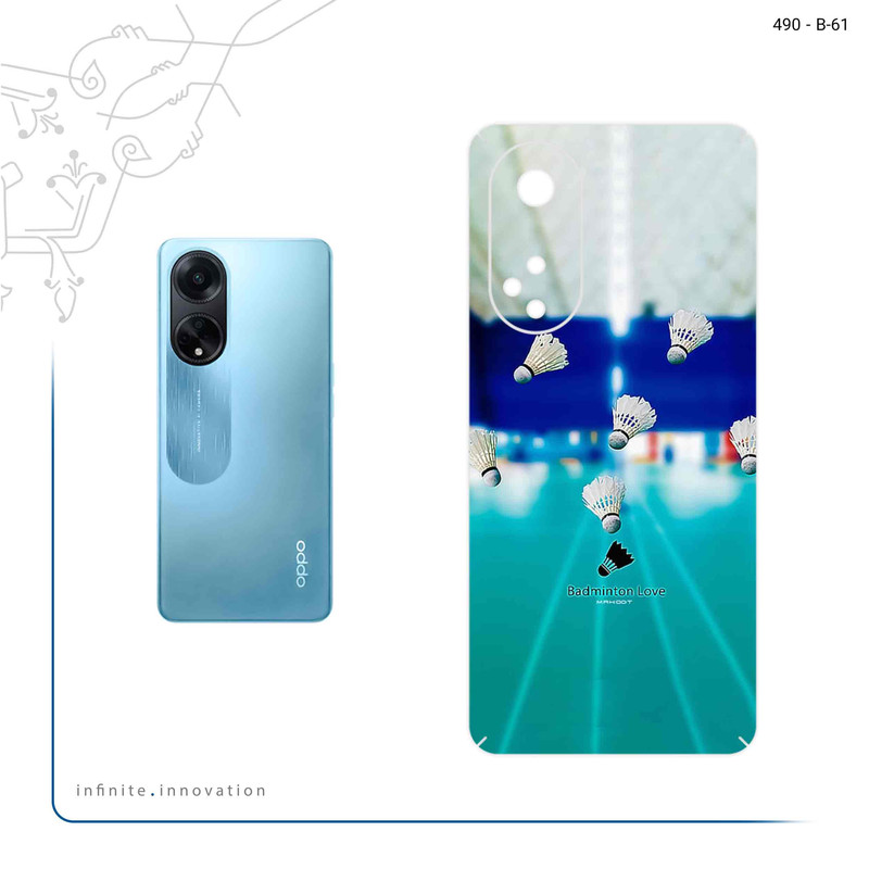 برچسب پوششی ماهوت مدل Badminton مناسب برای گوشی موبایل اپو A98