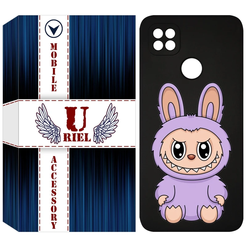 کاور یوریل قاب مدل KSH کد 130 طرح عروسک لبوبو مناسب برای گوشی موبایل شیائومی Redmi 9C / 10A