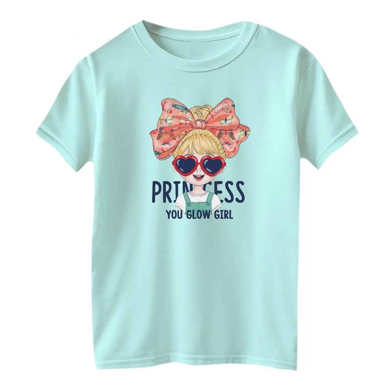 تی شرت آستین کوتاه بچگانه مدل دخترک کد ۱۲