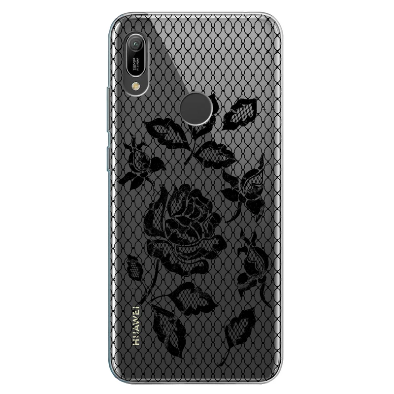 کاور مگافون طرح گل مدل C43-B مناسب برای گوشی موبایل هوآوی Y6 2019 / Y6S 2019 / Y6 Prime 2019 