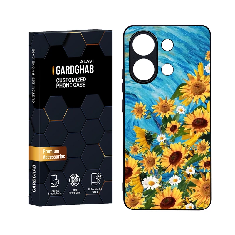 کاور گارد قاب علوی مدل Glass مناسب برای گوشی موبایل شیائومی Redmi Note 13 4G