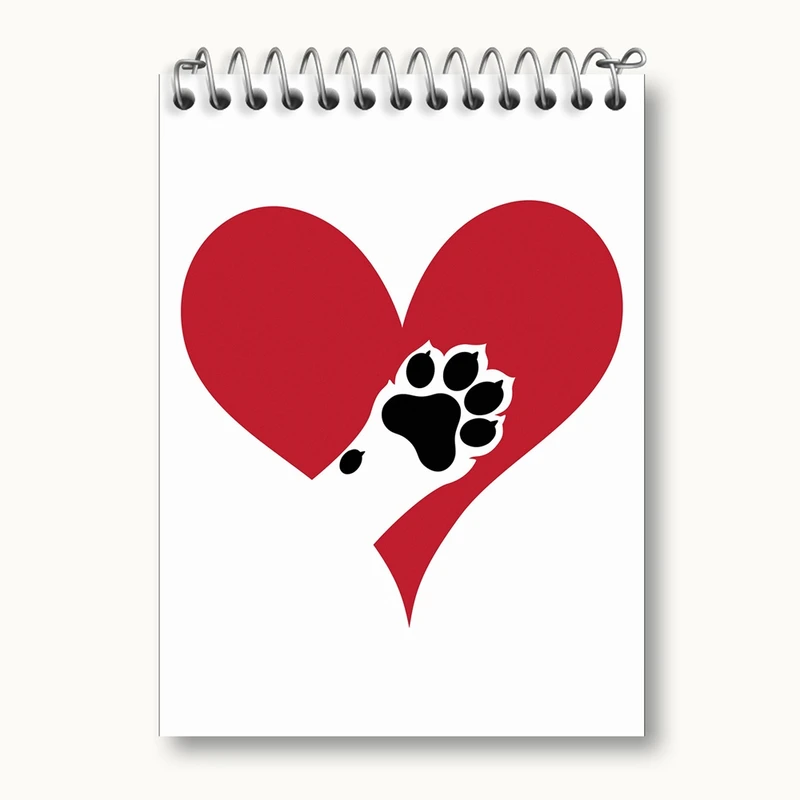 دفتر یادداشت 50 برگ خندالو مدل حمایت از حیوانات کد 27366