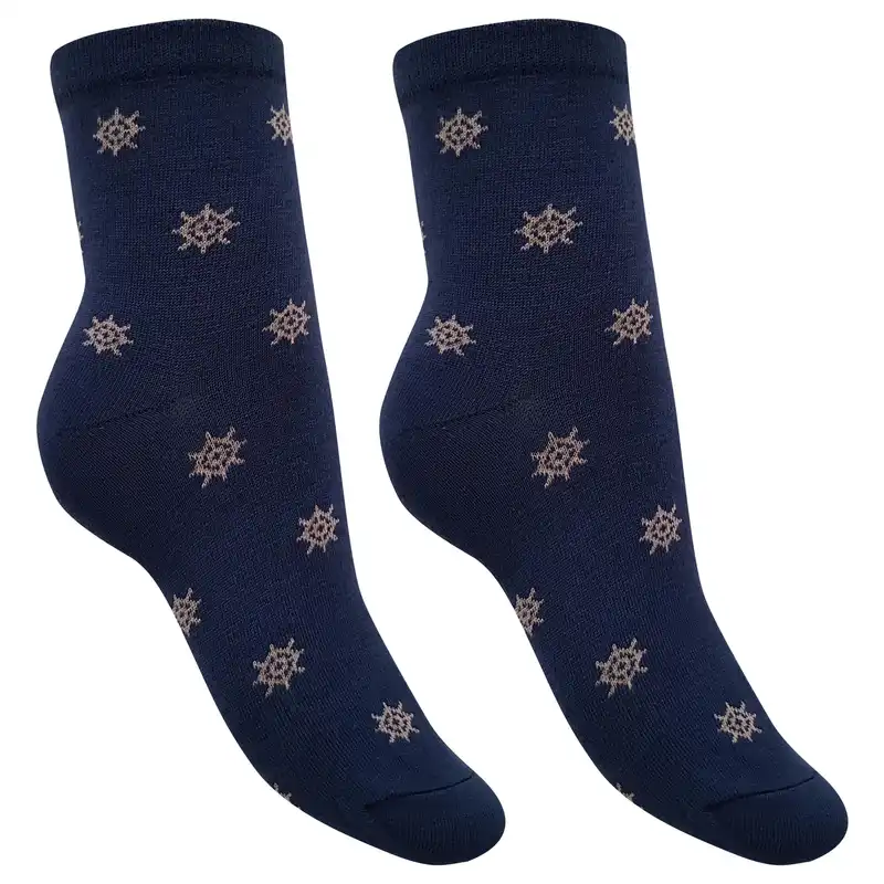 جوراب زنانه ماییلدا مدل 4204 رنگ سرمه ای بسته 5 عددی