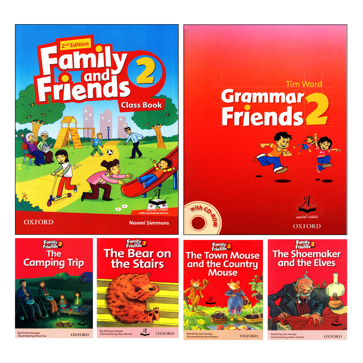 کتاب Family And Friends 2 اثر جمعی از نویسندگان انتشارات آرماندیس شش جلدی