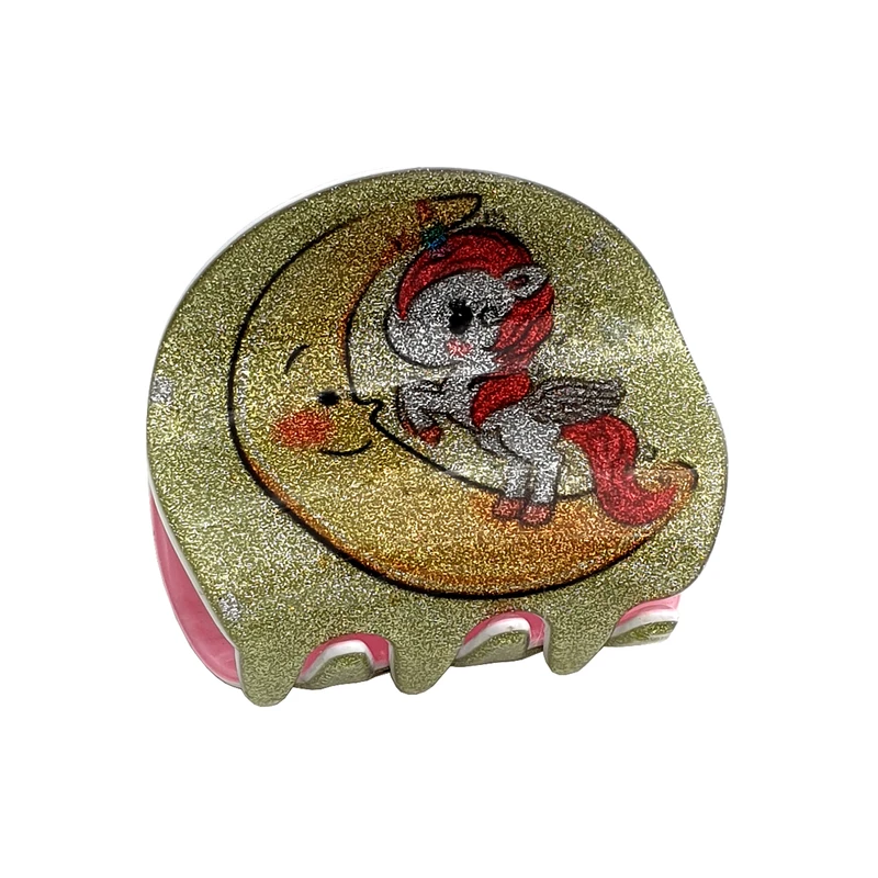 کلیپس مو دخترانه مدل یونیکورن کد K55-03