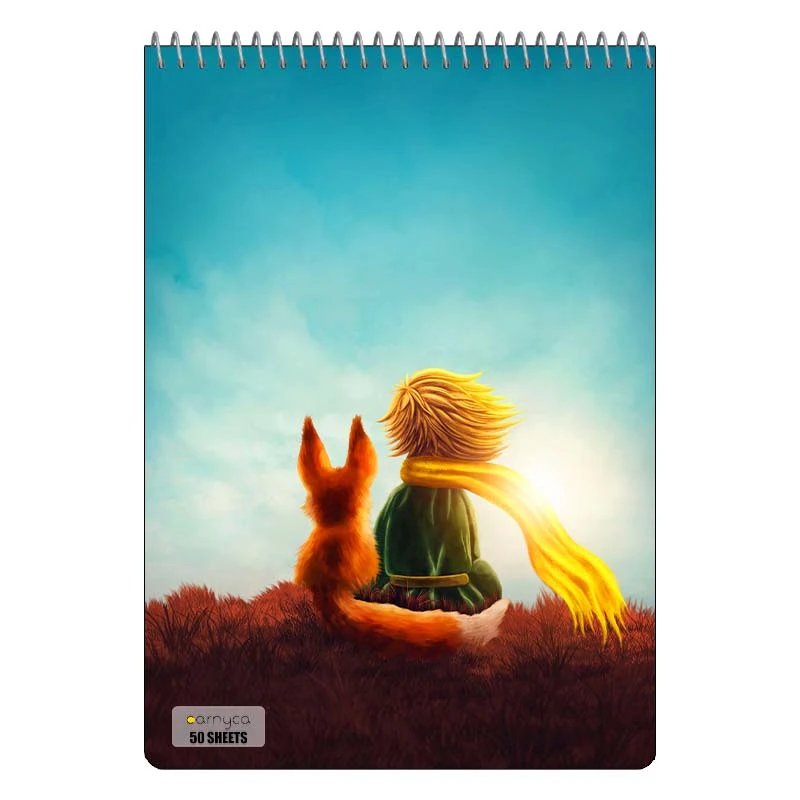 دفتر نقاشی 50 برگ سیمی کارنیکا طرح شازده کوچولو The Little Prince کد 86800