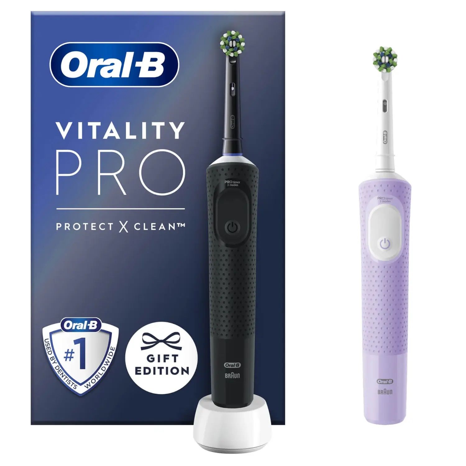 مسواک برقی اورال-بی مدل Vitality Pro Protect X Clean مجموعه 2 عددی -  - 3