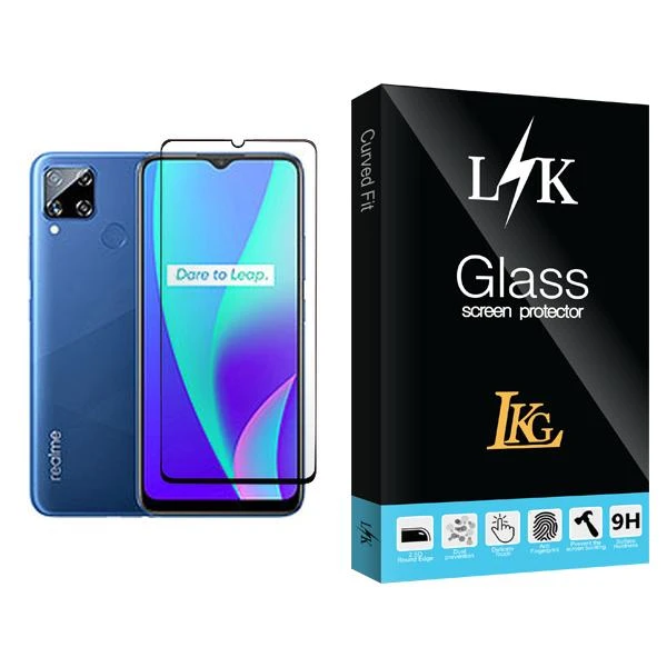 محافظ صفحه نمایش ال کا جی مدل LK Glass MIX001 مناسب برای گوشی موبایل ریلمی C15