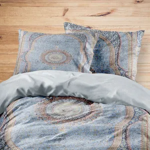 سرویس روتختی مدوپد طرح فرش ترنجی مدل C-Ghom088 یک نفره 4 تکه