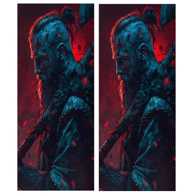 برچسب ستون خودرو طرح مرد کد BS053 بسته دو عددی