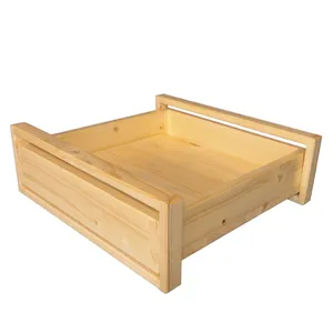 سینی مدل چوبی مربع 35