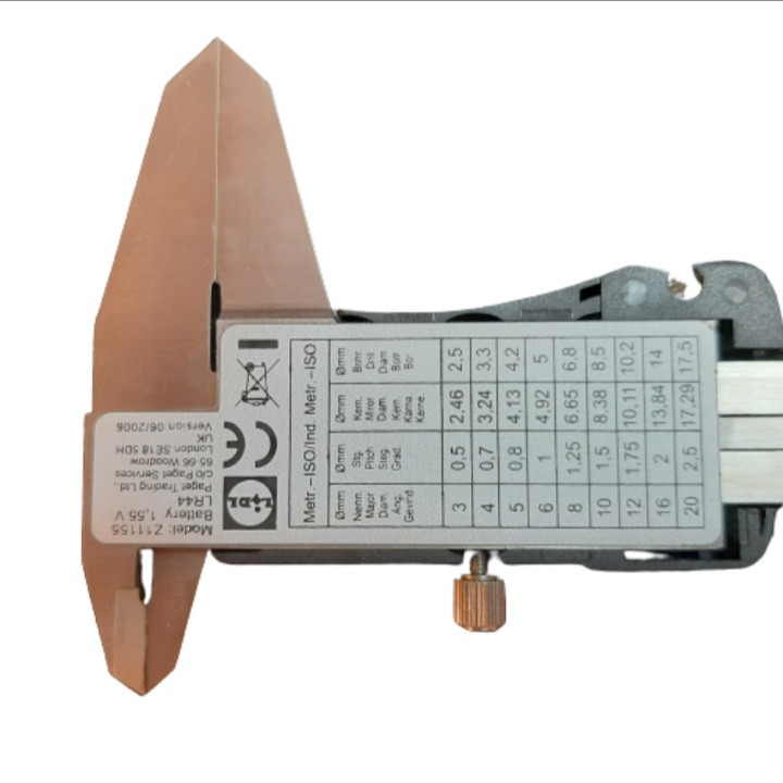 کولیس دیجیتال پاورفیکس کد Z مدل Z11155 گستره 0-150 میلی متر