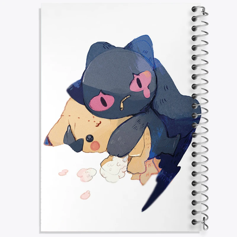 دفتر مشق 100 برگ خندالو طرح بازی پوکمون (pokemon) کد 32696