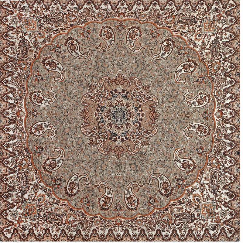 رومیزی ترمه طرح نسترن