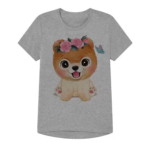 تی شرت دخترانه مدل پیشی کد TJ27