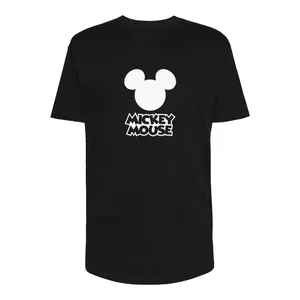 تی شرت لانگ مردانه مدل Mickey Mouse کد Sh059 رنگ مشکی