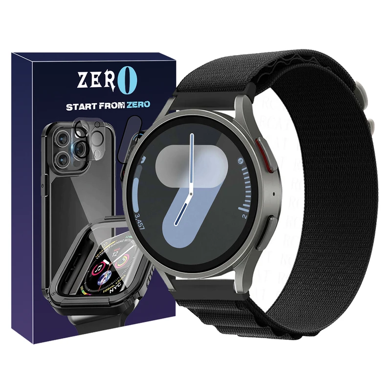 بند زیرو مدل Alpine_Loop ZR مناسب برای ساعت هوشمند سامسونگ Galaxy Watch 4/5/6/7/Fe سایز 40/43/44/46/47 میلی متری