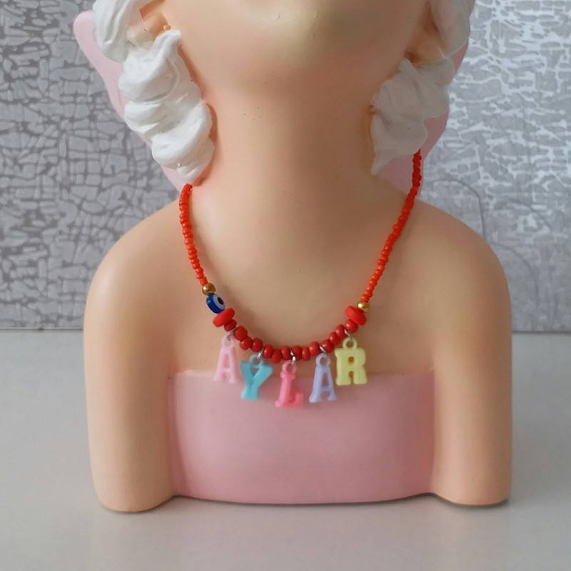 گردنبند دخترانه مدل تابستانی آیلار کد G206 گردنبند دخترانه مدل تابستانی آیلار کد G206