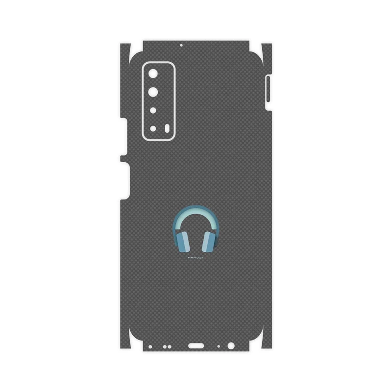 برچسب پوششی ماهوت مدل Minimal Headphone Icon-FullSkin مناسب برای گوشی موبایل هوآوی Y7a